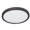 Afx Edge - Round LED Disc Light - 12" - Black Finish - White Acrylic EGRF1216L30D1BK